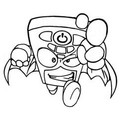 Dibujo para colorear: Superzings (Juguetes y Juegos) #198873 - Dibujos para Colorear e Imprimir Gratis