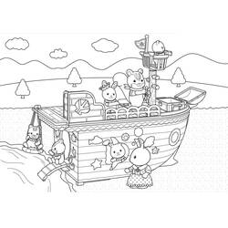 Dibujo para colorear: Sylvanian Families (Juguetes y Juegos) #185833 - Dibujos para Colorear e Imprimir Gratis