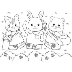 Dibujo para colorear: Sylvanian Families (Juguetes y Juegos) #185846 - Dibujos para Colorear e Imprimir Gratis