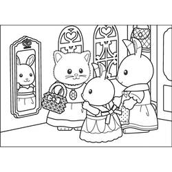 Dibujo para colorear: Sylvanian Families (Juguetes y Juegos) #185865 - Dibujos para Colorear e Imprimir Gratis