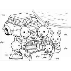 Dibujo para colorear: Sylvanian Families (Juguetes y Juegos) #185866 - Dibujos para Colorear e Imprimir Gratis