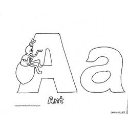 Dibujo Alfabeto (Letras y Alfabeto) #125085 para imprimir y colorear