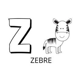 Dibujos para colorear: Alfabeto Animal - Dibujos para Colorear e Imprimir Gratis