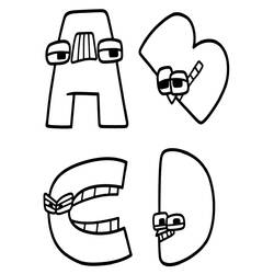 Dibujo para colorear: Historia del Alfabeto (Letras y Alfabeto) #219737 - Dibujos para Colorear e Imprimir Gratis