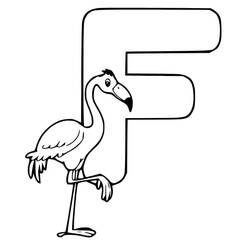 Dibujo para colorear: Letra F (Letras y Alfabeto) #194611 - Dibujos para Colorear e Imprimir Gratis