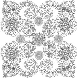 Dibujo Anti-Estrés (Mandalas) #126764 para imprimir y colorear