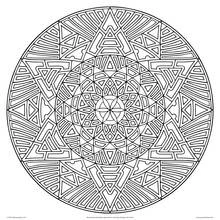 Dibujo Anti-Estrés (Mandalas) #126993 para imprimir y colorear