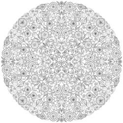 Dibujo Anti-Estrés (Mandalas) #127109 para imprimir y colorear