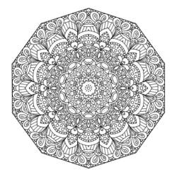 Dibujo Anti-Estrés (Mandalas) #127141 para imprimir y colorear