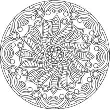 Dibujo Anti-Estrés (Mandalas) #22888 para imprimir y colorear