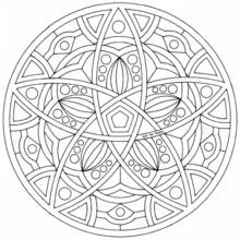 Dibujo Anti-Estrés (Mandalas) #22911 para imprimir y colorear