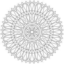 Dibujo Anti-Estrés (Mandalas) #22966 para imprimir y colorear