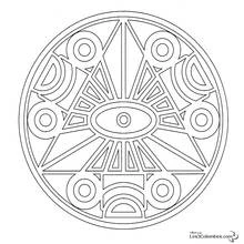 Dibujo Anti-Estrés (Mandalas) #23002 para imprimir y colorear