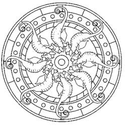 Dibujo Anti-Estrés (Mandalas) #23040 para imprimir y colorear