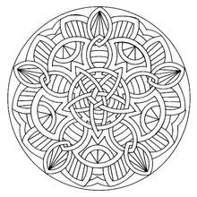 Dibujo Anti-Estrés (Mandalas) #23051 para imprimir y colorear