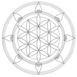 Dibujo Arteterapia (Mandalas) #23173 para imprimir y colorear