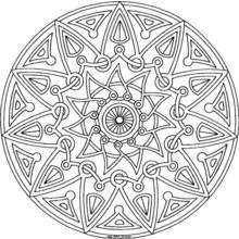 Dibujo Arteterapia (Mandalas) #23266 para imprimir y colorear
