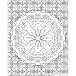 Dibujo para colorear: Mandalas (Mandalas) #22907 - Dibujos para Colorear e Imprimir Gratis
