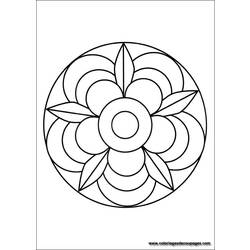 Dibujo para colorear: Mandalas (Mandalas) #22920 - Dibujos para colorear
