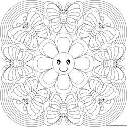 Dibujo para colorear: Mandalas (Mandalas) #22959 - Dibujos para Colorear e Imprimir Gratis