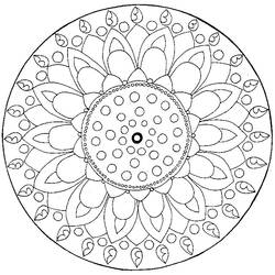 Dibujo para colorear: Mandalas (Mandalas) #22962 - Dibujos para Colorear e Imprimir Gratis