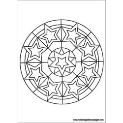 Dibujo para colorear: Mandalas (Mandalas) #23022 - Dibujos para Colorear e Imprimir Gratis