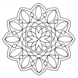 Dibujo para colorear: Mandalas (Mandalas) #23025 - Dibujos para Colorear e Imprimir Gratis