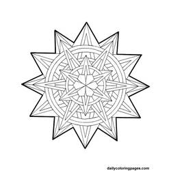 Dibujo para colorear: Mandalas (Mandalas) #23035 - Dibujos para Colorear e Imprimir Gratis