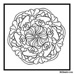 Dibujo para colorear: Mandalas (Mandalas) #23041 - Dibujos para Colorear e Imprimir Gratis