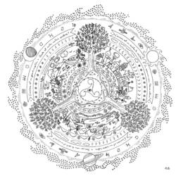 Dibujo para colorear: Mandalas (Mandalas) #23062 - Dibujos para Colorear e Imprimir Gratis