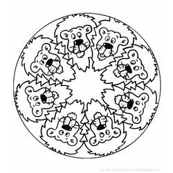 Dibujo para colorear: Mandalas (Mandalas) #23073 - Dibujos para Colorear e Imprimir Gratis
