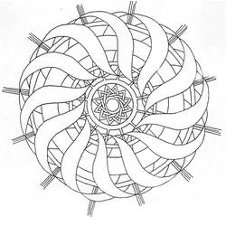 Dibujos para colorear: Mandalas Abstractos - Dibujos para Colorear e Imprimir Gratis