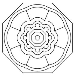 Dibujo Mandalas Abstractos (Mandalas) #173989 para imprimir y colorear