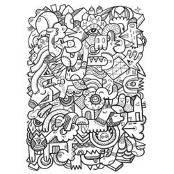 Dibujo Mandalas Abstractos (Mandalas) #193049 para imprimir y colorear