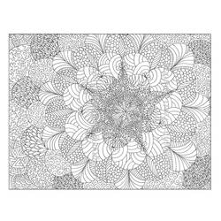 Dibujo para colorear: Mandalas Abstractos (Mandalas) #193050 - Dibujos para Colorear e Imprimir Gratis