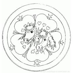 Dibujo para colorear: Mandalas Animales (Mandalas) #22736 - Dibujos para colorear