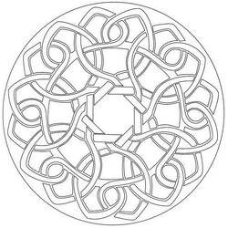 Dibujo Mandalas Celtas (Mandalas) #173951 para imprimir y colorear