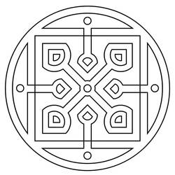 Dibujo Mandalas Celtas (Mandalas) #173961 para imprimir y colorear