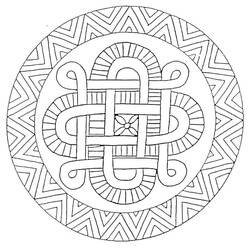 Dibujo Mandalas Celtas (Mandalas) #173962 para imprimir y colorear