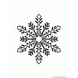 Dibujo para colorear: Mandalas Copo de nieve (Mandalas) #117617 - Dibujos para colorear