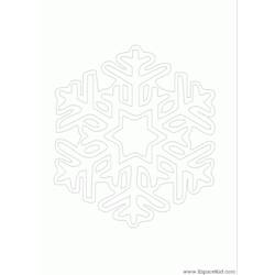 Dibujo para colorear: Mandalas Copo de nieve (Mandalas) #117618 - Dibujos para colorear