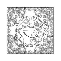 Dibujo Mandalas de Animales (Mandalas) #174733 para imprimir y colorear