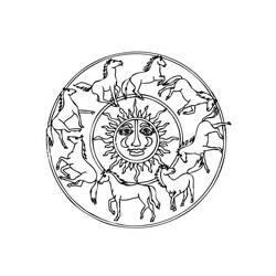 Dibujo Mandalas de Animales (Mandalas) #174754 para imprimir y colorear