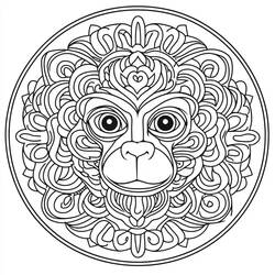 Dibujo Mandalas de Animales (Mandalas) #218433 para imprimir y colorear