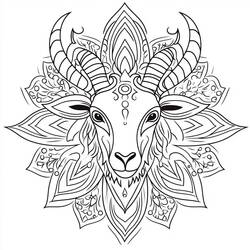 Dibujo Mandalas de Animales (Mandalas) #218434 para imprimir y colorear