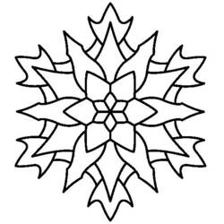 Dibujo para colorear: Mandalas de Copos (Mandalas) #117605 - Dibujos para Colorear e Imprimir Gratis
