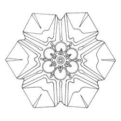 Dibujo para colorear: Mandalas de Copos (Mandalas) #117631 - Dibujos para Colorear e Imprimir Gratis