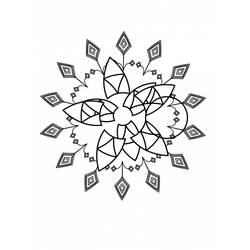 Dibujo Mandalas de Flores (Mandalas) #117055 para imprimir y colorear