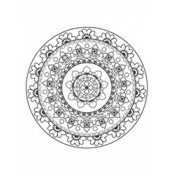 Dibujo Mandalas de Flores (Mandalas) #117074 para imprimir y colorear