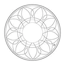 Dibujo Mandalas de Flores (Mandalas) #117119 para imprimir y colorear